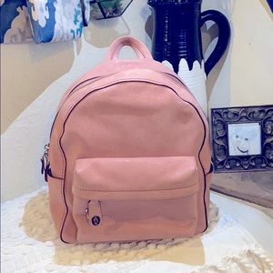Dusty Pink sparkle COACH campus backpack ✨